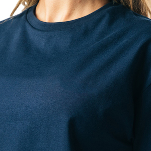 T-shirt court oversize pour femme 100 % coton, personnalisable avec logo, décontracté, uni, col rond, vente en gros, fabricant - Product Image 5