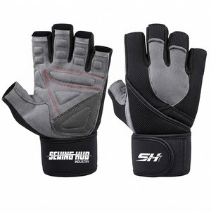 Luxury Performance Sportswear Men's Fitness Gloves Eco Friendly Indoor Outdoor Workout Use Fitness Gloves With Custom Logo - Product Image 1