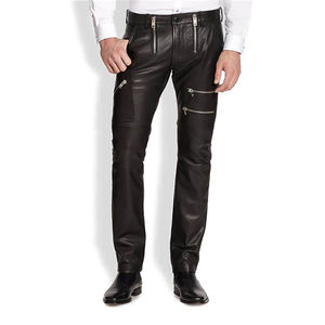 Pantalones de Cuero de Oveja Suave a Precio de Fábrica, Pantalones de Corte Cómodo de Primera Calidad OEM - Product Image 6