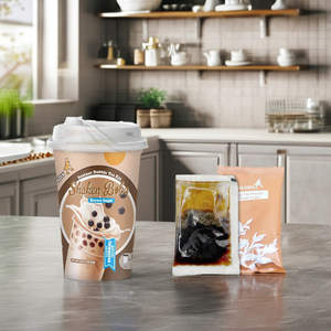 Shaken Brown Sugar - Polvo Orgánico para Té de Burbujas de Mezcla Rápida, Juego de 3 Tazas - Product Image 2