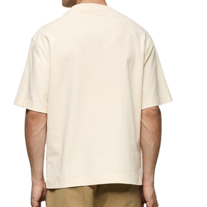 Men's Casual O-Neck Short Sleeve Jersey <b>T</b>-<b>Shirt</b> 100% Cotton Oversized Fit <b>with</b> Stylish <b>Pocket</b> - Product Image 5