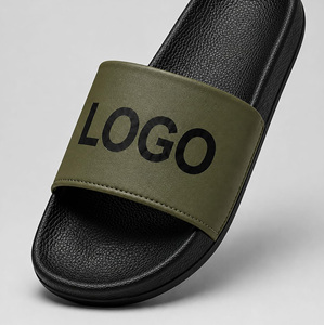 Sandalias Deslizantes de EVA Verde Oliva con Logotipo Personalizado para Hombre y Mujer |   Pantuflas Antideslizantes de Verano |   Fábrica OEM ODM - Product Image 6