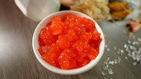 Perlas de Gelatina de Fresa Listas para Comer (Rojas) para Té de Burbujas, Bolsa de 1.5 kg, Duración de 12 Meses, Certificación HALAL/HACCP/ISO