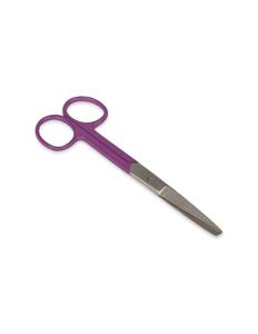 Surgical Operating Dressing Scissors Blunt Stainless Steel Mayo Operating Scissors 14 Cm Purple <b>Ring</b> First Aid Scissors CE ISO - Product Image 1