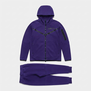 Ensemble de survêtement respirant pour homme Hawk Eye Sports, en molleton fin 300g, avec sweat à capuche et pantalon boutonné intégral, idéal pour l'hiver - Product Image 6