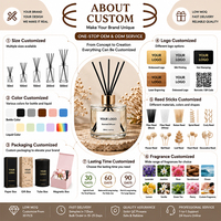 AIKUN Pengiriman Tiga hingga Tujuh Hari Pabrik Kemasan Kustom Premium Ramah Lingkungan Reed Diffuser untuk Hadiah Musiman Grosir