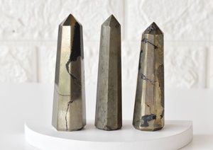 Obélisque/Tour en Pyrite le Plus Vendu, Artisanat en Cristal de Qualité Supérieure, Outil de Méditation, Cristal de 1 kg pour Acheteurs en Gros - Product Image 6