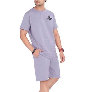 Conjunto Deportivo para Hombre OEM, Camiseta y Pantalones Cortos, Material que Absorbe la Humedad, Conjunto de Pantalones Cortos para Ropa Deportiva - Product Image 5