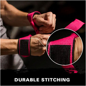 Sangle de musculation robuste réglable antidérapante avec logo personnalisé OEM pour entraînement en salle de sport et soutien du poignet - Product Image 4