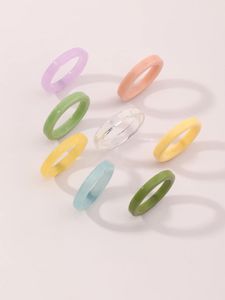 Elegant Handmade Resin Finger Ring Modern Stylish Accessory - Product Image 2