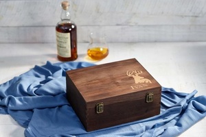 Personalized Embossed Letter Wooden Gift <b>Box</b>-Eco-Friendly Durable Rustic Groomsman <b>Keepsake</b> Christmas Gift <b>Box</b> - Product Image 6
