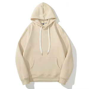 Sweat à capuche zippé avec impression en relief, en molleton bouclette 500 g/m² et broderie, pour les marques de streetwear américaines - Product Image 3