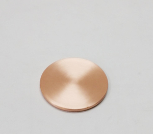Premium Solid Copper <b>Coaster</b> 3 Inch Diameter 2mm Thickness <b>Mirror</b> Polish Smooth Finish Luxury Table Decor - Product Image 3