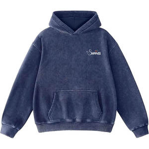 เสื้อฮู้ดดี้ผ้าฝ้ายแท้ 100% ดีไซน์สั่งทำพิเศษ ซักย้อมแบบแอซิดวอช ระบายอากาศได้ดี ซับในน้ำหนักเบา คุณภาพสูง สำหรับผู้ชาย ลดราคาพิเศษทางออนไลน์ - Product Image 1