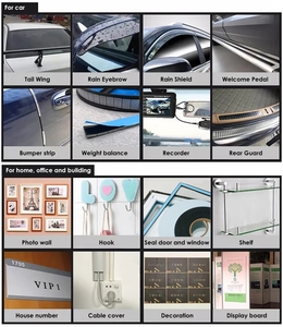 <span class=keywords><strong>Nastro</strong></span> <span class=keywords><strong>Biadesivo</strong></span> in Schiuma Nera con Adesivo Acrilico Rivestito in PE - Product Image 3