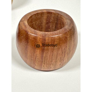 Anillo para Servilletas de Madera Hecho a Mano, Estilo Clásico, Ecológico, Duradero, Decoración Premium para Mesa de Comedor, Accesorios para Bodas, Tradebyd - Product Image 6
