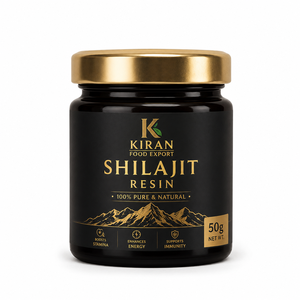Resina de Shilajit Pura del Himalaya 50g |   Certificado GMP HALAL |   Apoyo Natural Ayurvédico para la Energía, Vitalidad y Salud Cerebral |   OEM para Adultos - Product Image 1