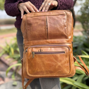 Sac à dos en cuir véritable Crunch sacs multi-usages Offre Spéciale sac d'ordinateur portable en cuir véritable sac à dos sac d'école cahiers - Product Image 1