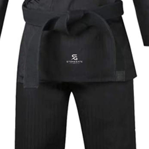 Tenue de karaté OEM pour homme en coton doux et respirant – Veste, pantalon et ceinture assortie – Fournisseur d'usine 2026 - Product Image 5