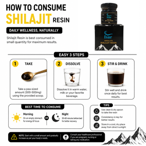 Résine de Shilajit 100% naturelle haute puissance 50g, pure de l'Himalaya, riche en antioxydants et minéraux, favorise l'énergie - Product Image 3