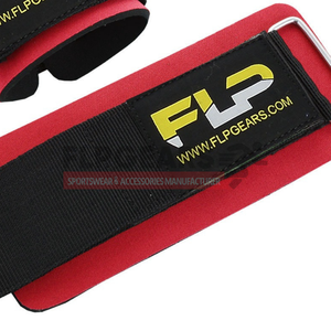 Attelle de soutien du poignet FLP en néoprène avec fermeture auto-agrippante rouge et noir pour la musculation, le sport et les activités de plein air, universelle pour adultes - Product Image 3