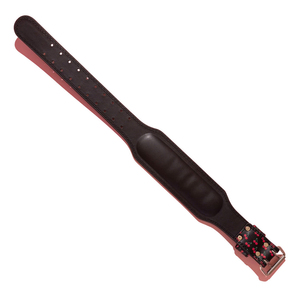 Ceinture de musculation personnalisée à imprimé cerise, ceinture de levage en cuir à double boucle OEM, fabricant en gros - Product Image 6