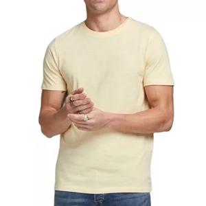 T-shirt Homme 2026 en Coton 100% de Haute Qualité, Coupe Épaules Tombantes, 300g/m², Style Sportif, Motif Uni, Tissu Tricoté - Product Image 3