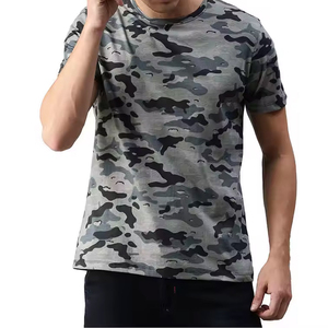 Camiseta SPORTEX WEARS Personalizada, Corte Regular, Cuello Redondo, Estilo Vintage, Lavada, 100% Algodón Grueso de 240g, Camuflaje Real Tree Digital para Hombre - Product Image 1