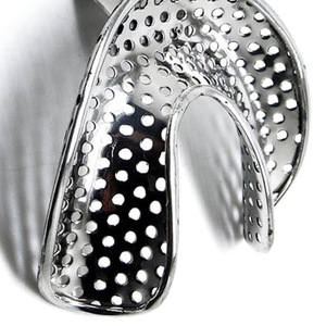 Bandeja de Impresión Dental Perforada de Acero Inoxidable Azicon, Bandeja de Impresión Dental Autoclavable para Mandíbula Superior e Inferior - Product Image 5