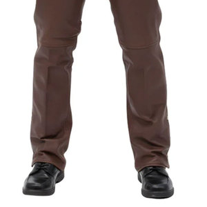 High-Quality Leather Riding Chaps with <b>Foam</b> <b>Padded</b> Back and Adjustable Waist Buckle Closure Chaps For Men's - Product Image 5