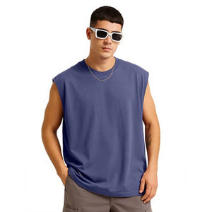 Chaleco de Verano para Hombre, Ligero, Transpirable, Azul, Sin Mangas, Camiseta Deportiva para Gimnasio, Fitness y Uso Diario - Product Image 4