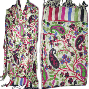 Bufanda de cachemira jacquard y chales de pashmina Kani, bufandas largas de punto - Product Image 2