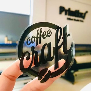 Luxury Custom Transparent PVC Stickers Waterproof <b>Clear</b> Logo Decals with UV-Proof <b>Gloss</b> Coating for Premium Packaging & Product - Product Image 2