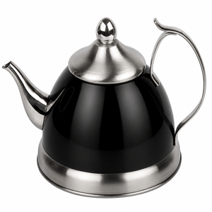 Dernière Bouilloire à Thé Chinoise en Acier Inoxydable avec Couvercle, Finition Bronze, Motif Lotus, Poignée Métallique, Faite à la Main, Écologique, Compatible Lave-Vaisselle, 1L - Product Image 3