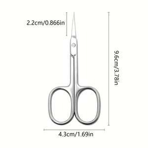 Tijeras Profesionales Duraderas para Cutículas, para Recortar Cutículas de Uñas, Cuidado de Belleza, Manicura, Pedicura y Uso en Salones de Belleza - Product Image 3