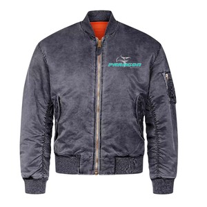Chaqueta Bomber de Moda Urbana para Invierno 2026, con Logotipo Personalizado al por Mayor - Product Image 2