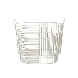 Decorative Black Iron Eco-friendly Vintage <b>Storage</b> <b>Basket</b> with Handles Multi-Purpose Home Organizer - Product Image 5