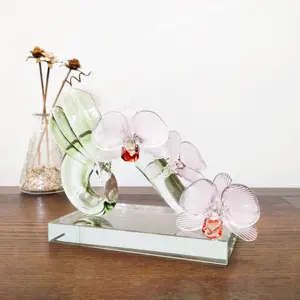 Flores de cristal de Murano regalo recuerdo decorativo hecho a mano