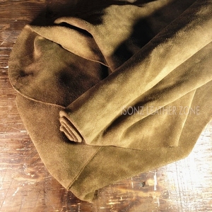 Cuir de vachette suédé souple, véritable cuir pleine fleur résistant à l'eau, 24 couleurs, pour vêtements, chaussures, ceintures, ameublement, meubles et décoration intérieure - Product Image 1
