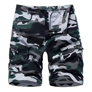 Custom Embroidery Logo Men Solid Canvas Cotton Drawstring <b>Shorts</b> Knitted <b>Joggers</b> Cargo Puff Printing Summer Casual Sport - Product Image 3