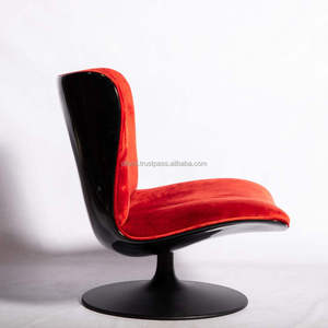 Verified Vendor Fiber Glass Swivel Powder-Coated Steel Base Lounge <b>Chair</b> OEM Factory <b>Shell</b> Fire-Retardant Foam Marilyn - Product Image 1