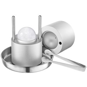 Kit de Ahumador de Cócteles de Aluminio Aeronáutico de 2.1 Pulgadas, Prensa para Hacer Esferas de Hielo de 53 mm con Pinzas y Bandeja Recolectora - Product Image 1