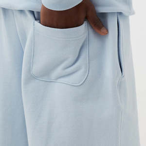 Novedad, Pantalones Cortos de Forro Polar Lisos de Primera Calidad con Logotipo Personalizado OEM, Artículo Más Vendido para Hombre - Product Image 2