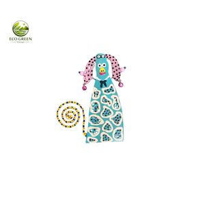 Arte Decorativo de Pared con Forma de Pez, Tallado a Mano y Pintado, Ecológico, Rústico y Colorido, con Diseño de Caballito de Mar, Adorno para el Hogar - Product Image 2
