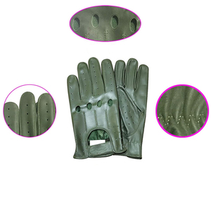 Gants de cyclisme et de conduite hivernaux 2025 en cuir de haute qualité, design personnalisé, légers, respirants, antidérapants, à doigts complets pour hommes et femmes - Product Image 6