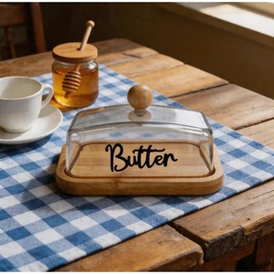 Beurrier de style moderne, élégant récipient de rangement pour le beurre, pour sublimer la présentation de la table et une utilisation polyvalente - Product Image 5