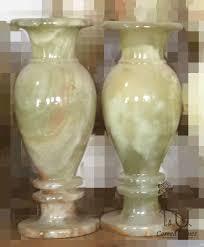 Pots et vases traditionnels en marbre onyx de luxe, sculptés à la main, écologiques, durables, pour une utilisation intérieure/extérieure à la maison et au jardin - Product Image 3