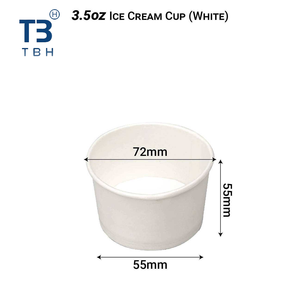 Fournisseur Malaisien – Gobelet en Carton Blanc de Qualité Supérieure pour Crème Glacée 3,5 oz – Pot à Dessert, Bol, Contenant pour F&B, Stand Alimentaire, Fête, Événement - Product Image 6