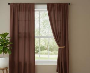 Cortinas Minimalistas de Cuerda de Algodón Blanco Sólido con Alta Protección Solar y a Prueba de Polvo Ecológicas para Decoración de Hogar, Oficina, Hotel y Cafetería - Product Image 6