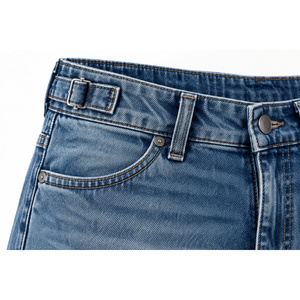 Jeans de Mezclilla de Cintura Alta para Mujer, Corte Bootcut, con Tirantes Ajustables, Azul Vintage, Ajuste Ajustado, Logotipo Bordado, Tallas XXS-XL - Product Image 4